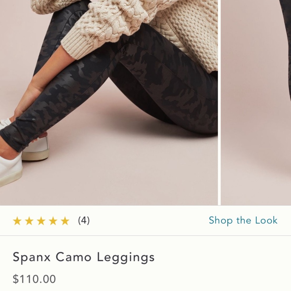 Spanx camo legging